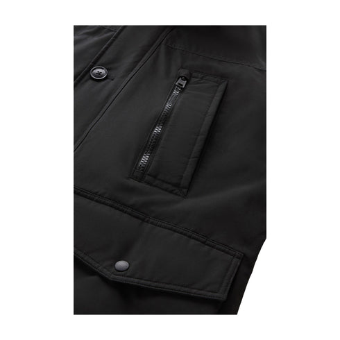 Woolrich Parka lungo Parka Uomo Ramar Artic lungo Nero - Francavilla Moda